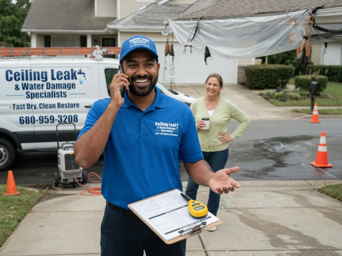 Ceiling Leak Cleanup Mcfarlan, NC FAQs